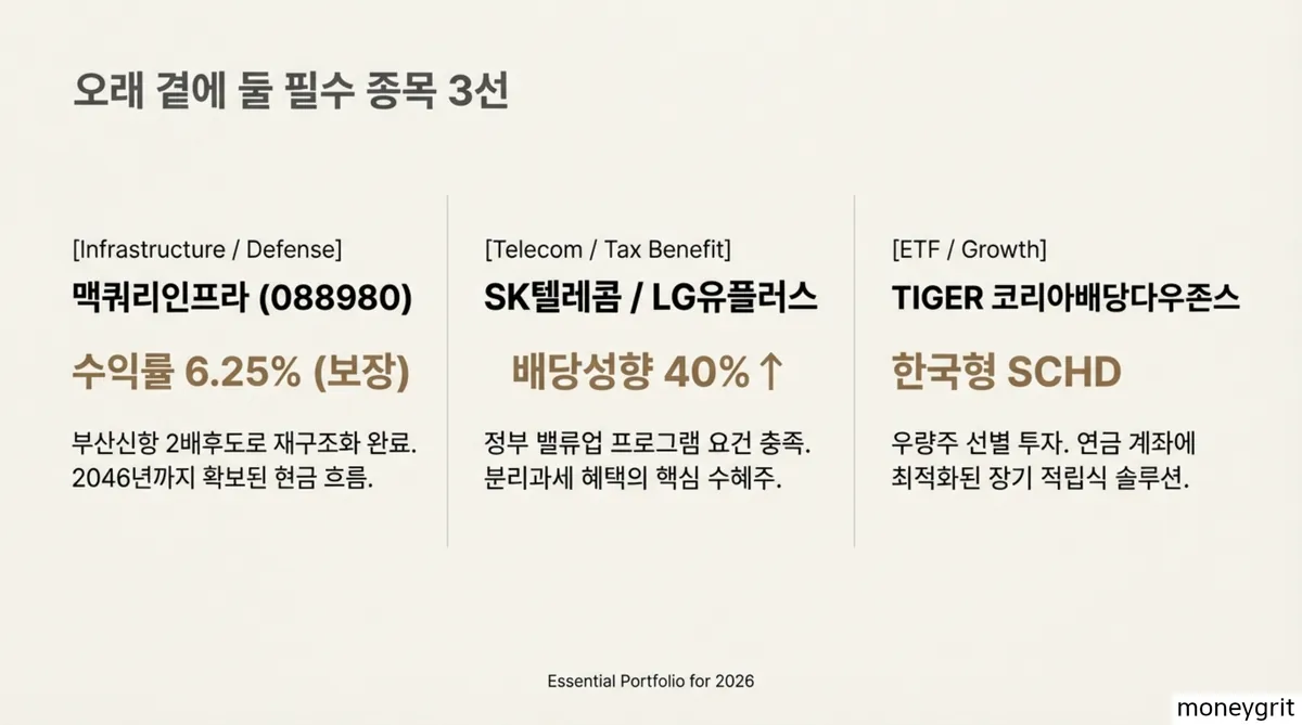 국내 고배당주 TOP 3