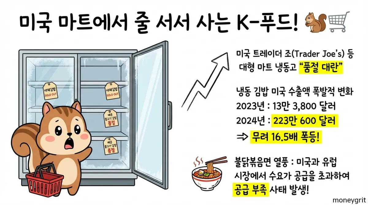 냉동김밥관련주