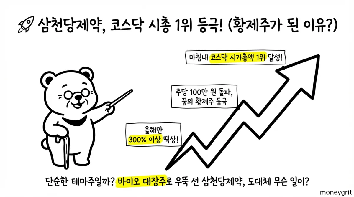 삼천당제약주가