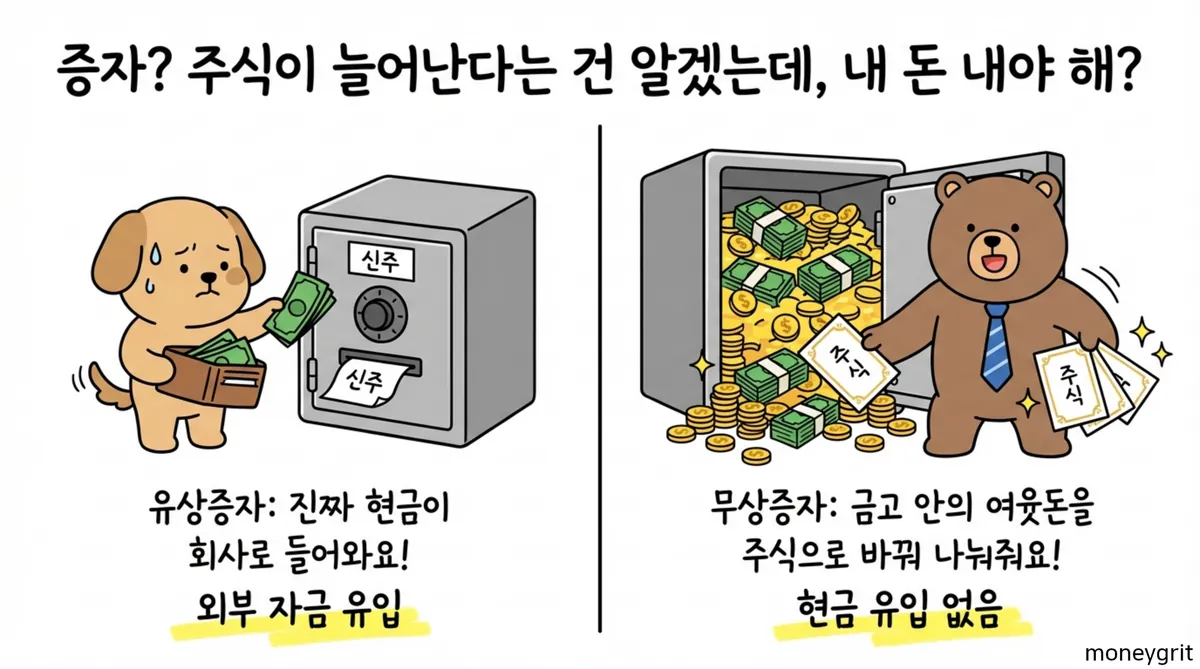 유상증자와 무상증자