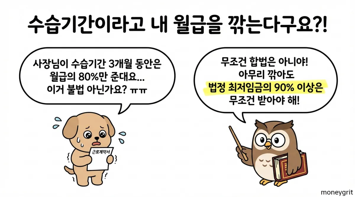 수습기간 급여