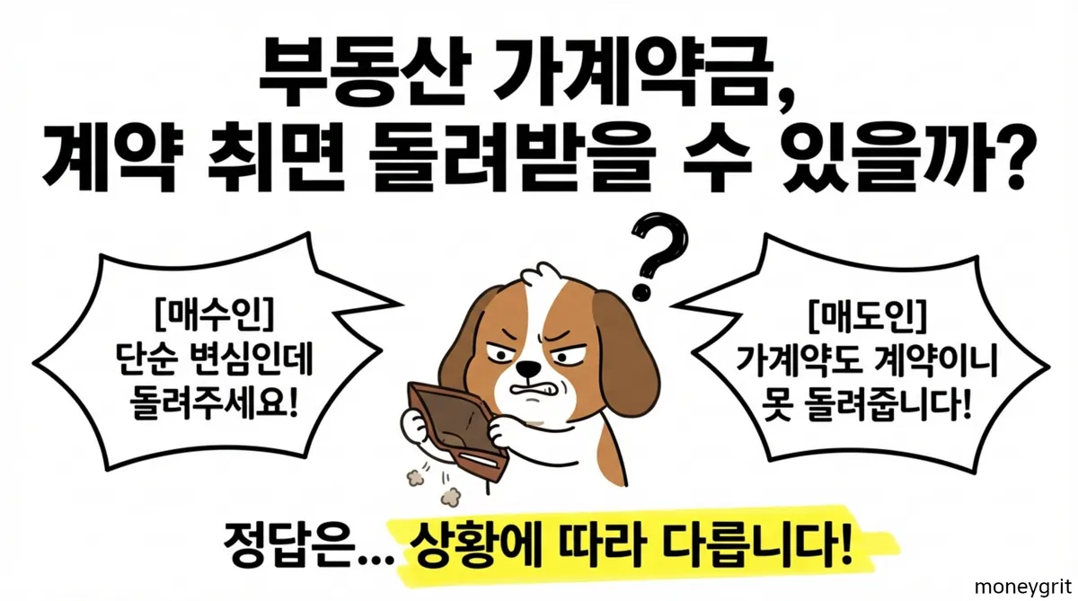 가계약금 반환 소송