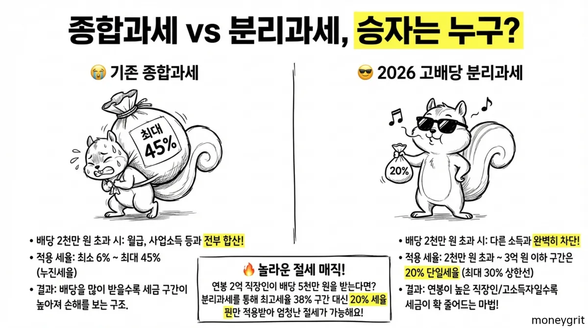 종합과세 vs 분리과세