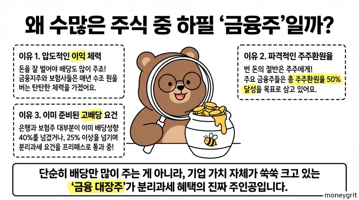 금융주를 추천하는 이유