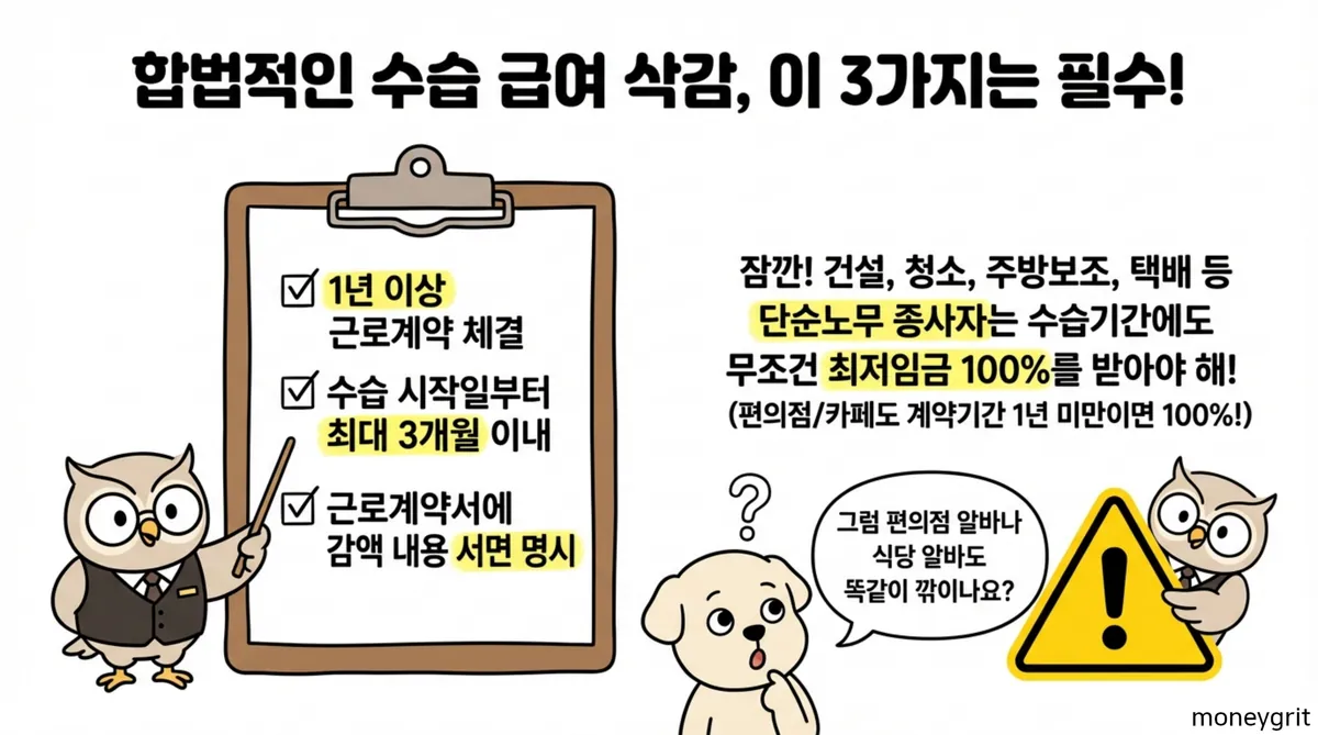 수습기간 급여 체크 리스트