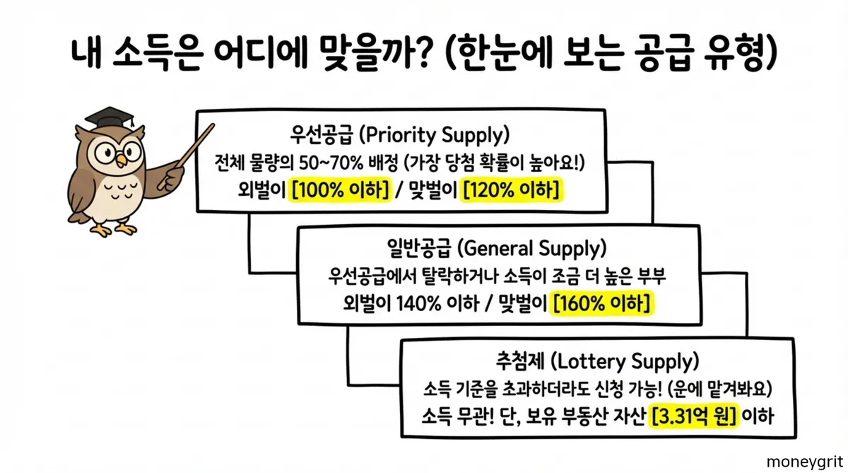 신혼부부 특별공급 소득 요건