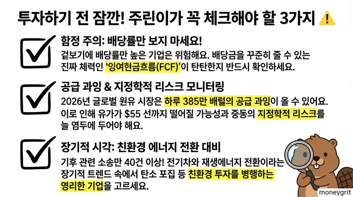 미국 석유 관련주 체크 포인트