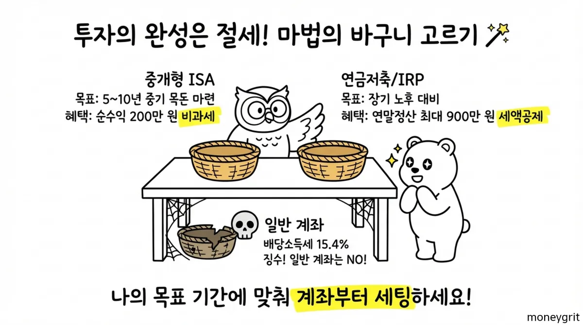 마법의 바구니 고르기