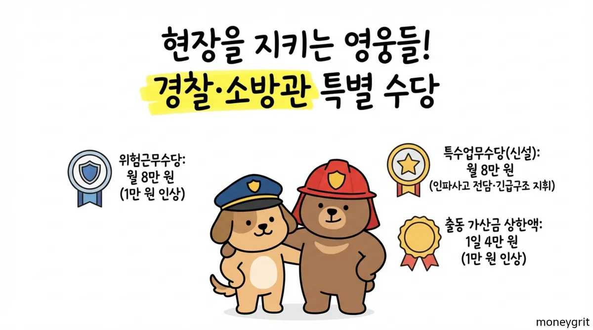 경찰, 소방관 특별 수당