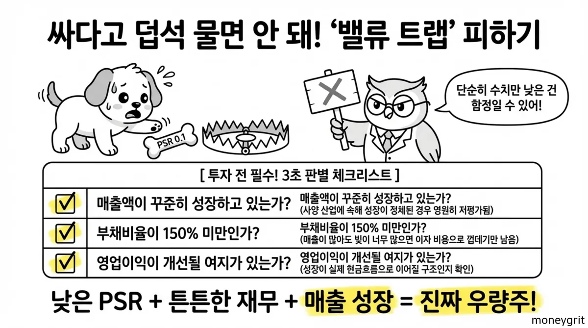 밸류 트랩 피하기