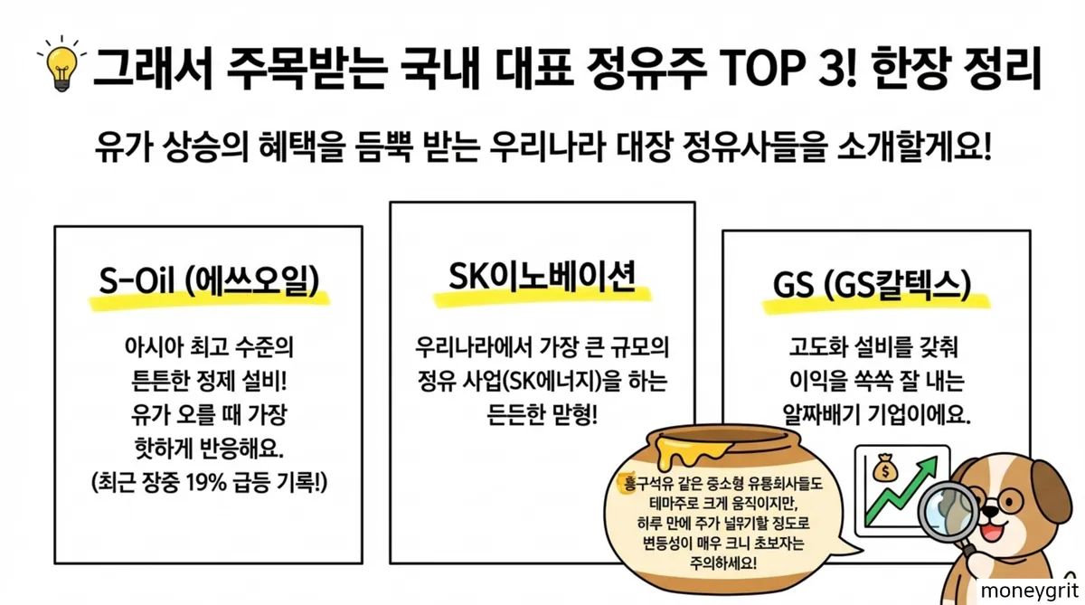석유 관련주 TOP 3