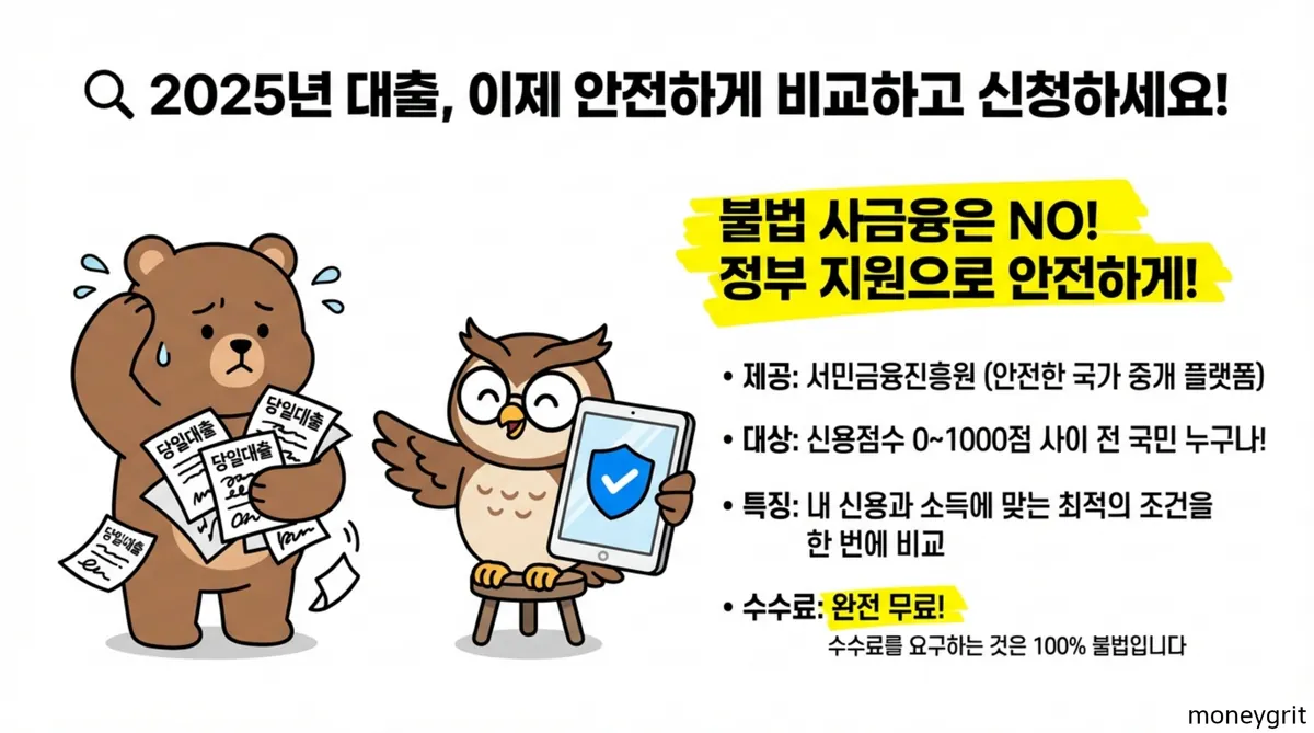 서민금융진흥원맞춤대출