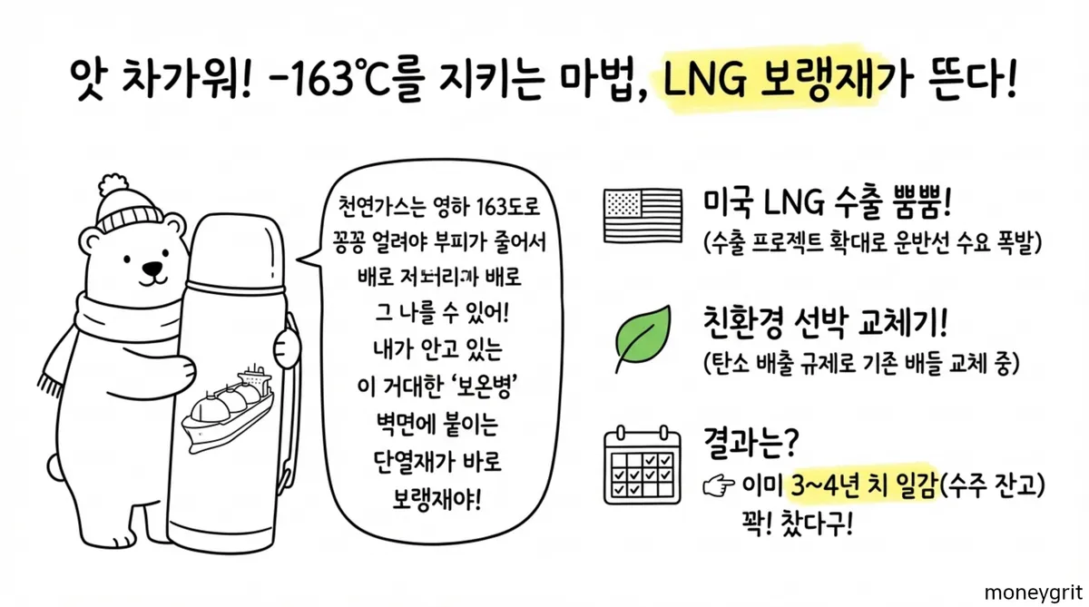 LNG보냉재관련주